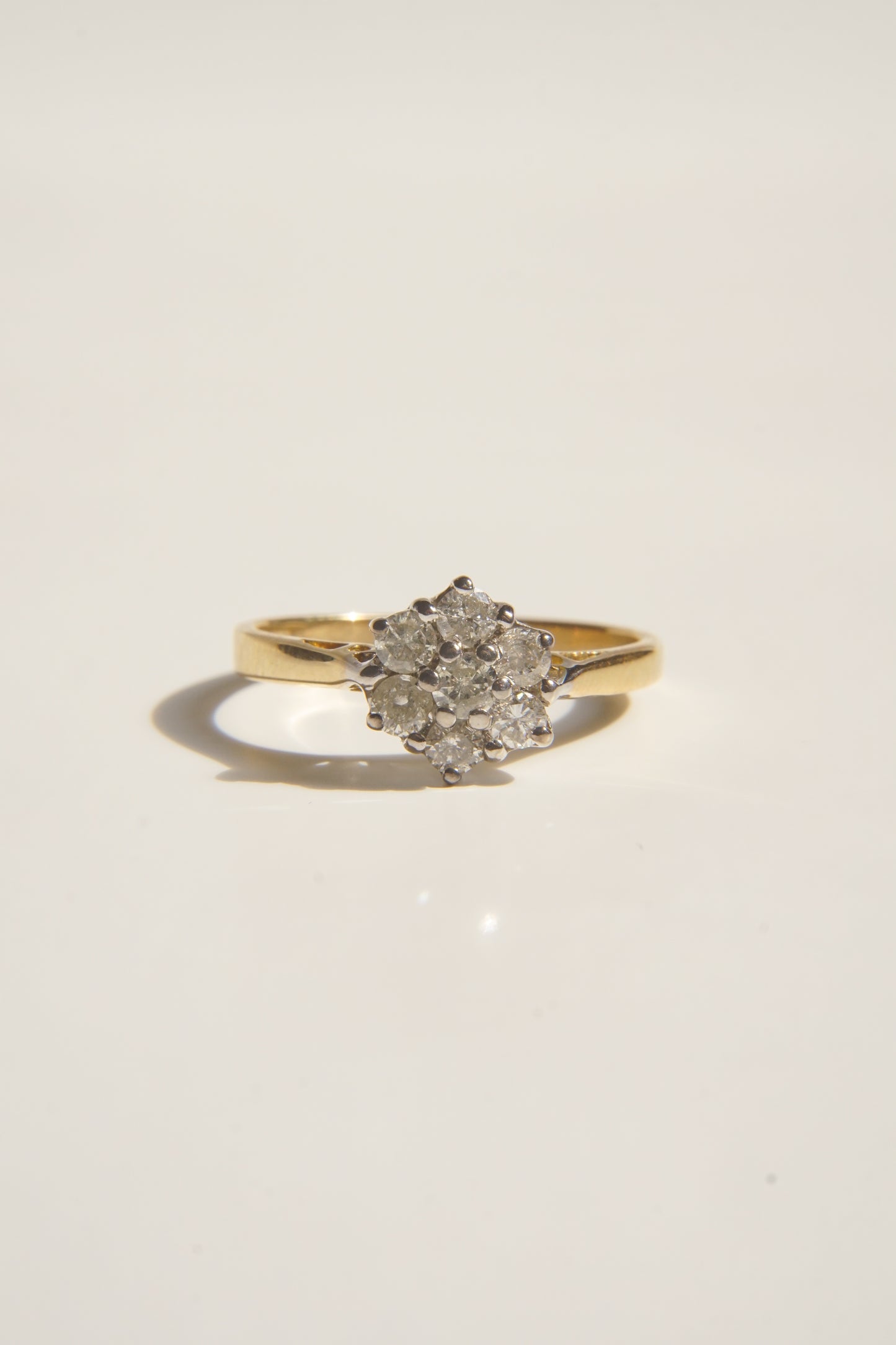 SAFA | 14CT DIAMOND CLUSTER RING