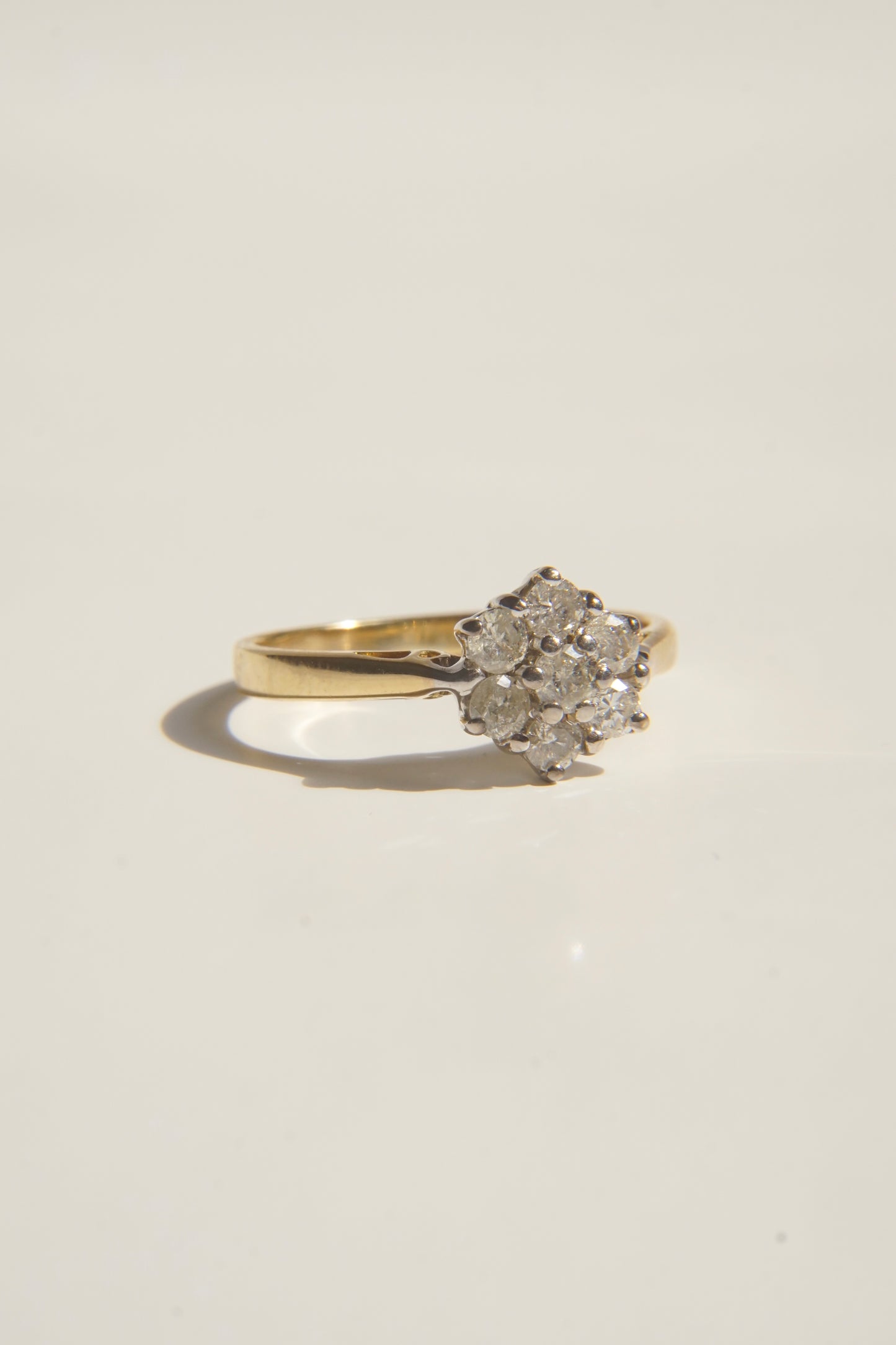 SAFA | 14CT DIAMOND CLUSTER RING