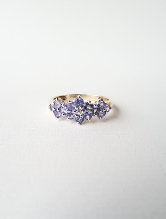 AURORA | TANZANITE CLUSTER RING