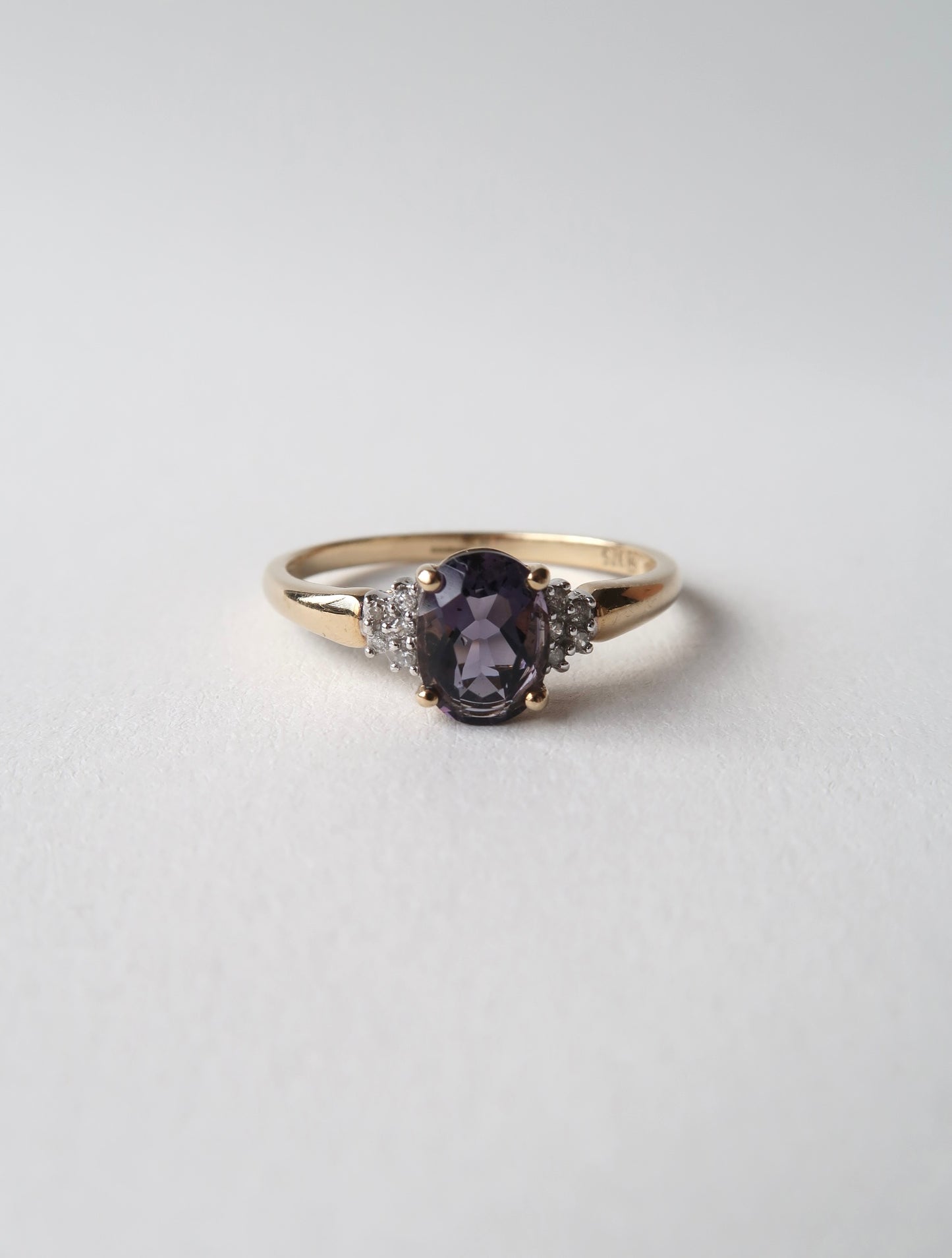 BLAIR | BLUEBERRY QUARTZ & DIAMOND RING