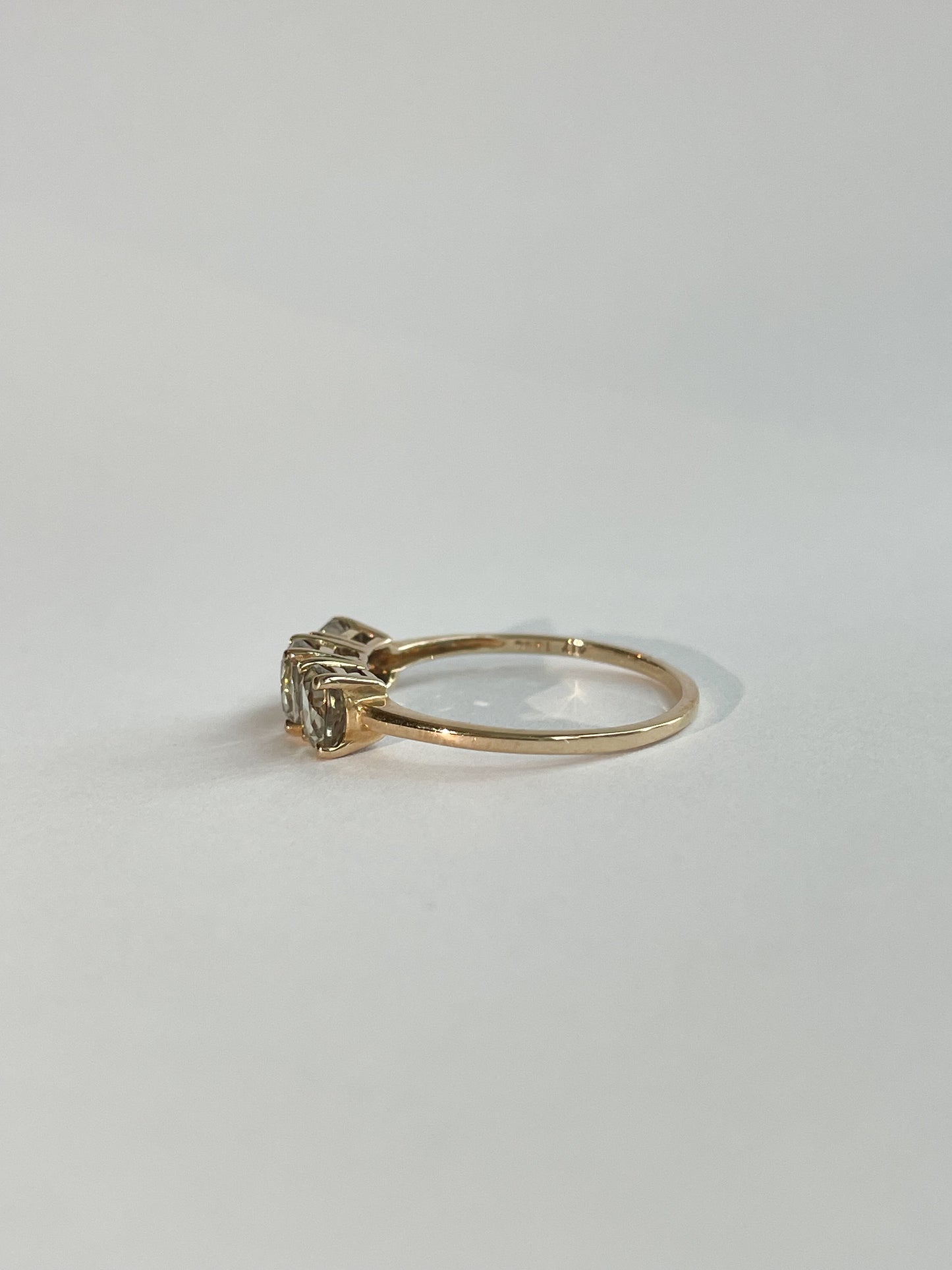 FAY | 10CT GREEN TOPAZ RING