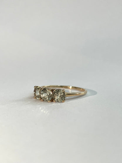 FAY | 10CT GREEN TOPAZ RING