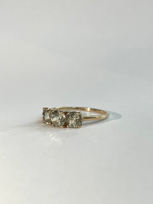 FAY | 10CT GREEN TOPAZ RING