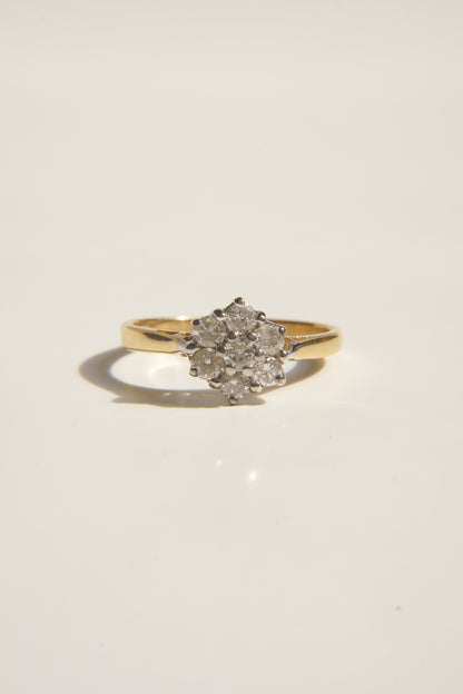 SAFA | 14CT DIAMOND CLUSTER RING