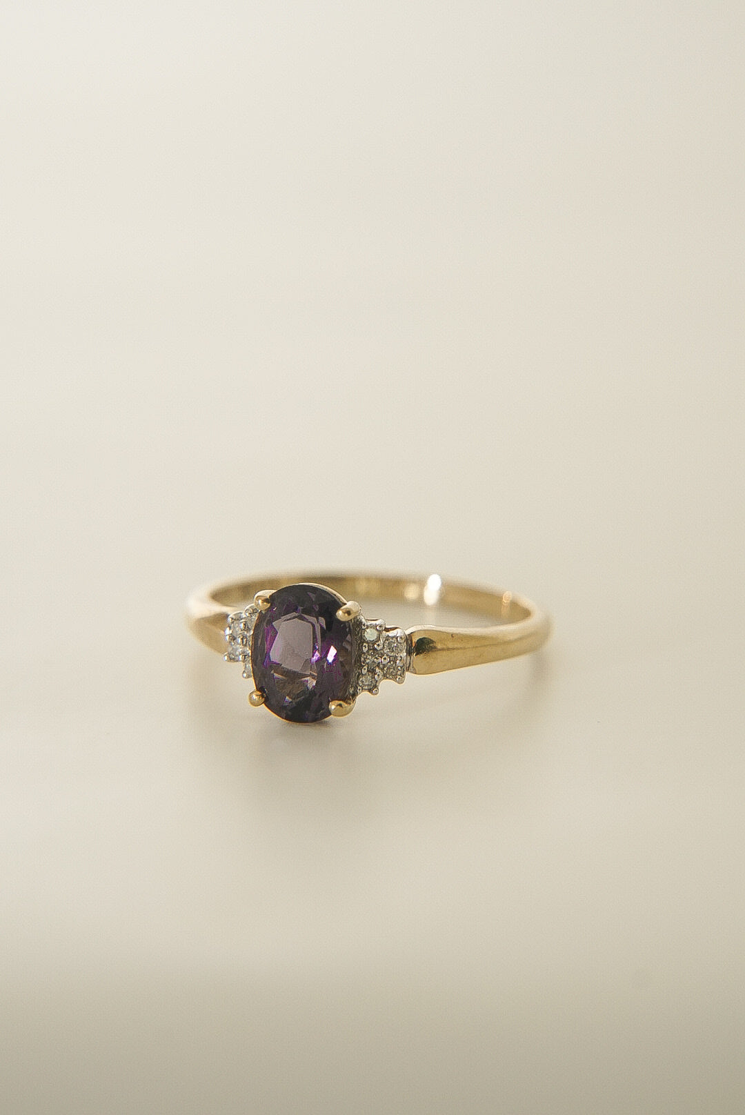 BLAIR | BLUEBERRY QUARTZ & DIAMOND RING