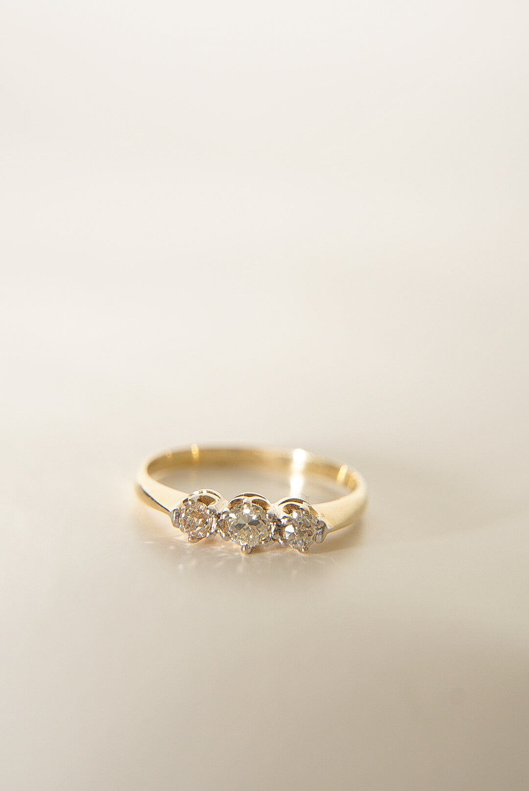 MINA | 18CT ART DECO DIAMOND TRILOY RING