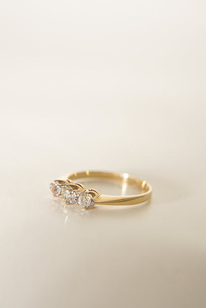 MINA | 18CT ART DECO DIAMOND TRILOY RING