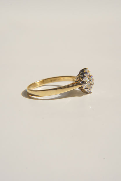 SAFA | 14CT DIAMOND CLUSTER RING