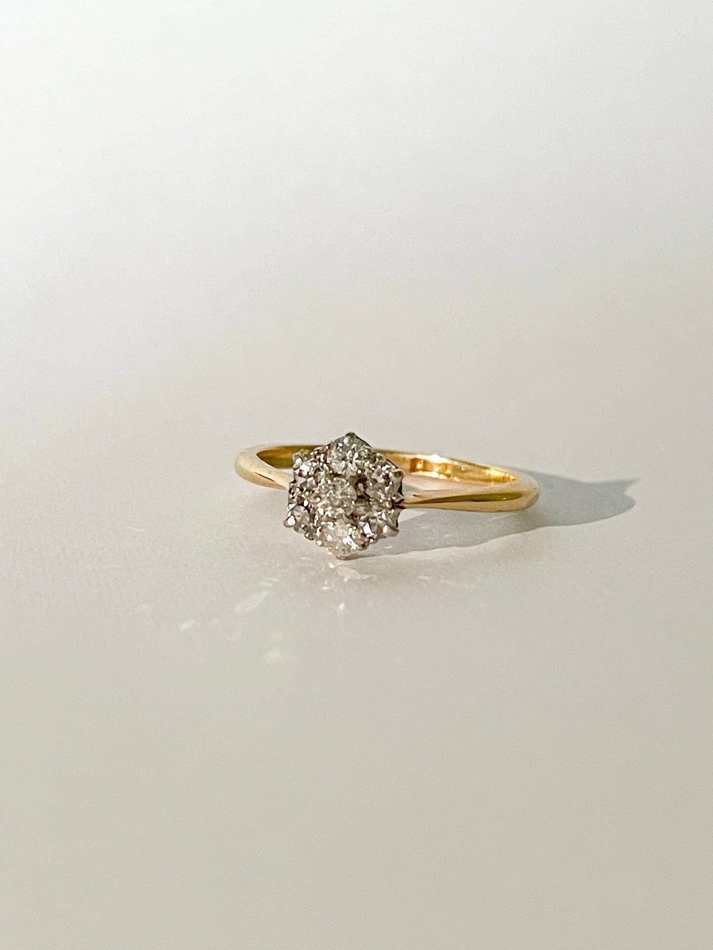 ROMÉ | 9CT DIAMOND CLUSTER RING