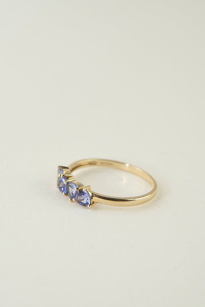 LOUA | 4 STONE TANZANITE RING