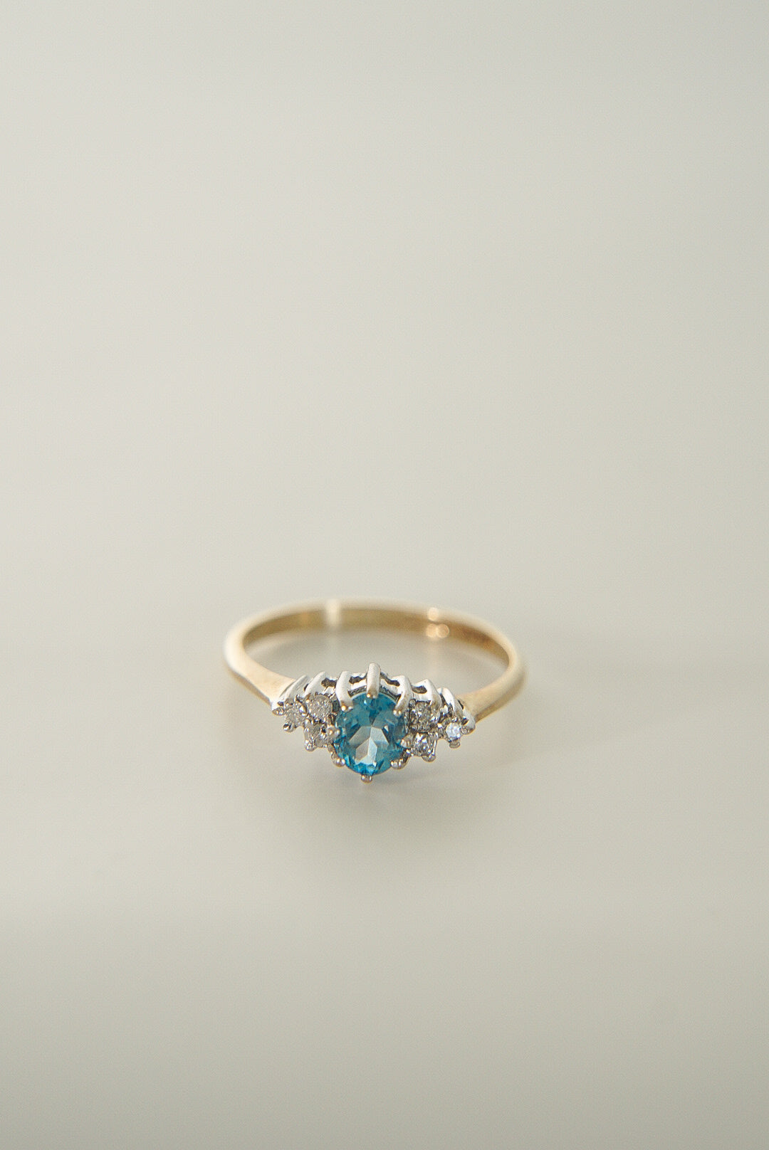 SKYE | TOPAZ & DIAMOND CLUSTER RING