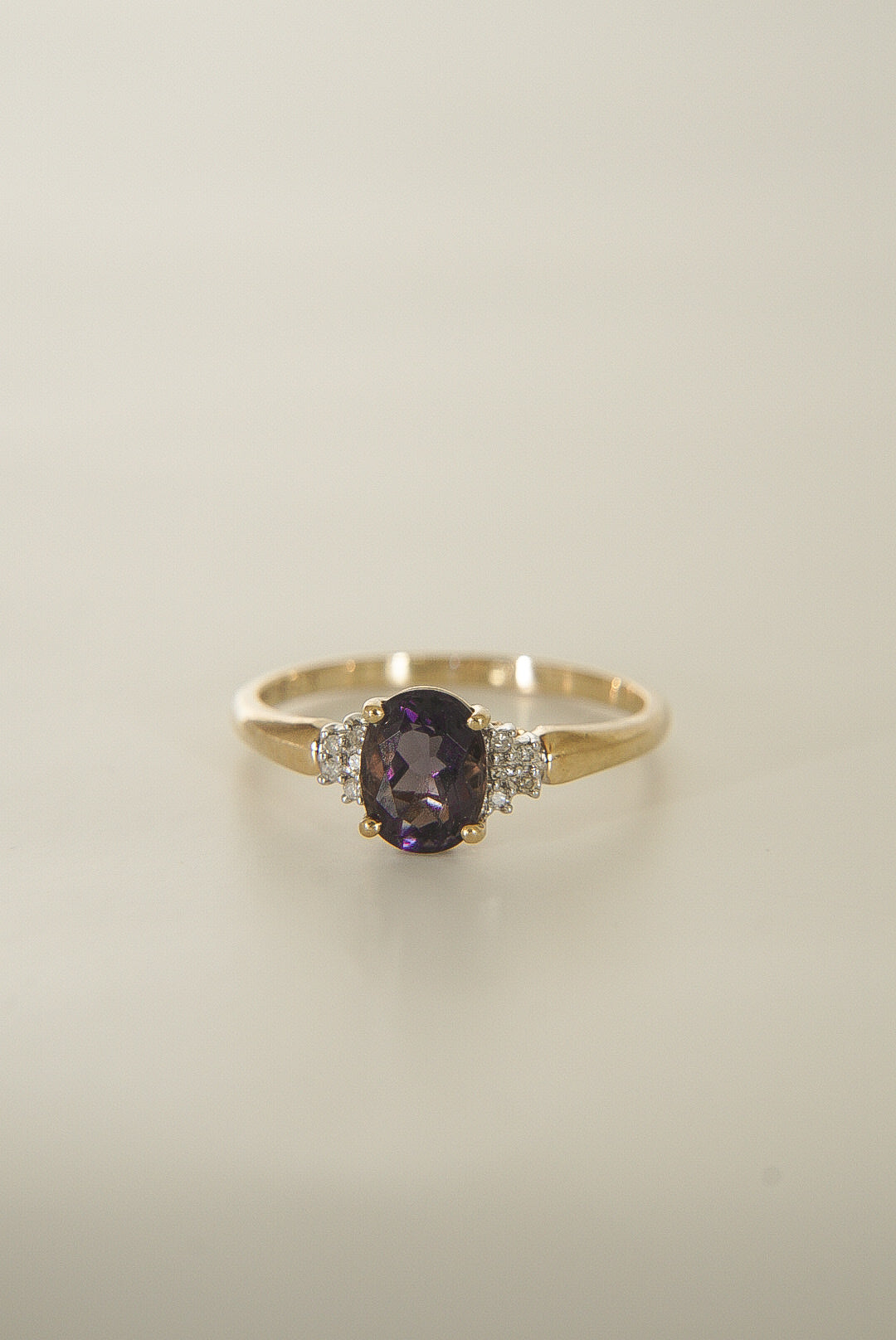 BLAIR | BLUEBERRY QUARTZ & DIAMOND RING