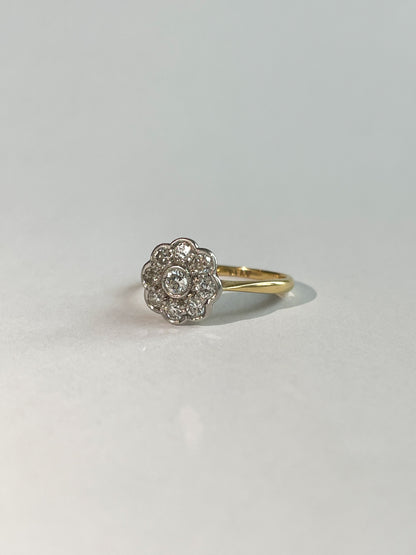 CLARA | 18CT DIAMOND CLUSTER RING