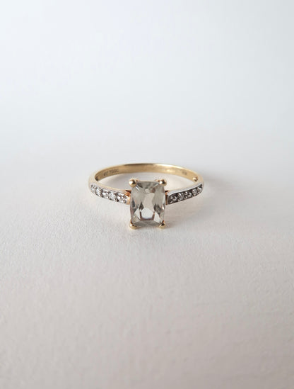 ADA | 10CT SAPPHIRE & DIAMOND RING
