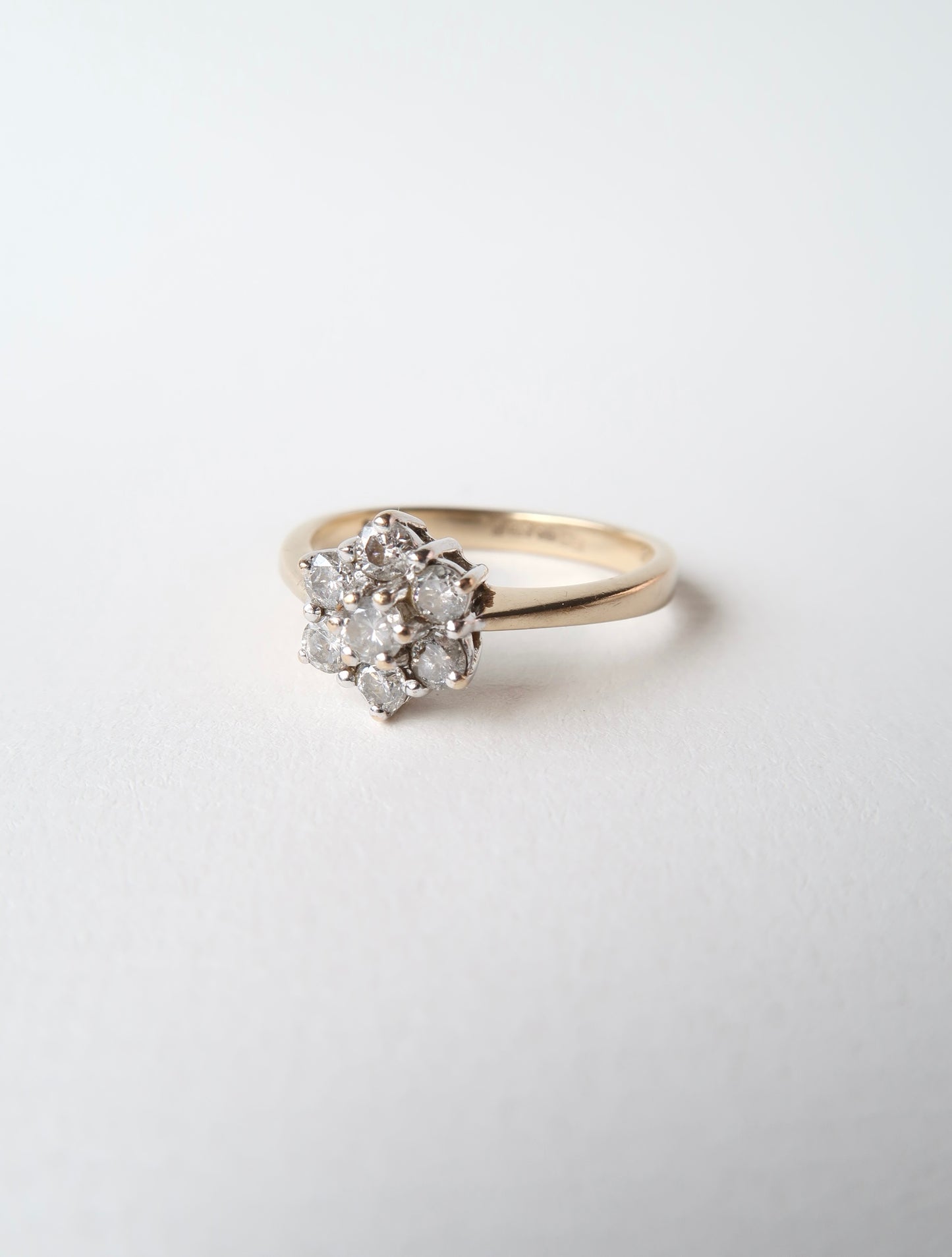 SERENA | DIAMOND DAISY CLUSTER RING
