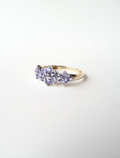AURORA | TANZANITE CLUSTER RING