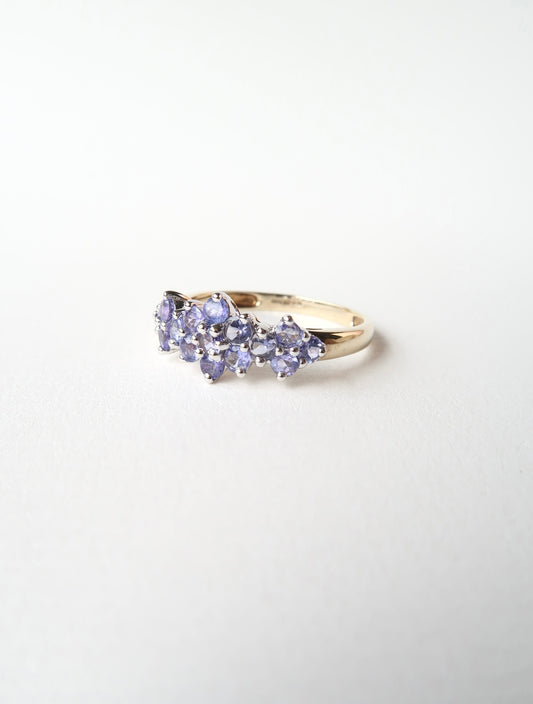 AURORA | TANZANITE CLUSTER RING