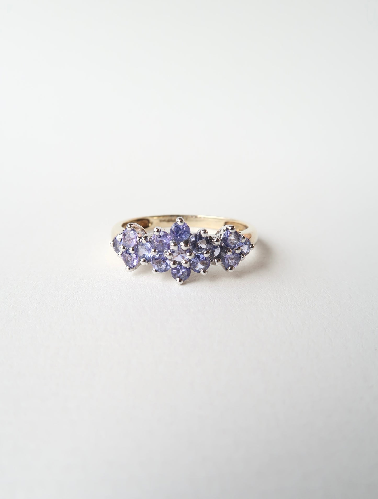 AURORA | TANZANITE CLUSTER RING