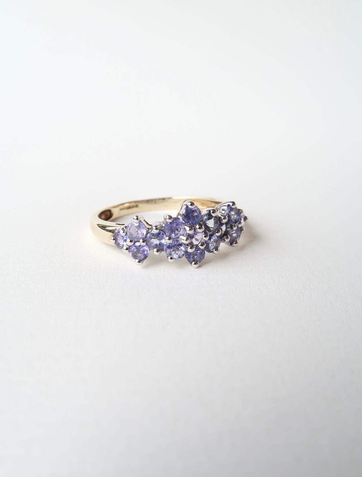 AURORA | TANZANITE CLUSTER RING