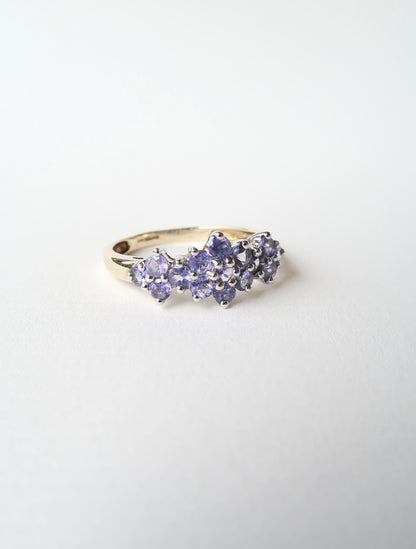 AURORA | TANZANITE CLUSTER RING