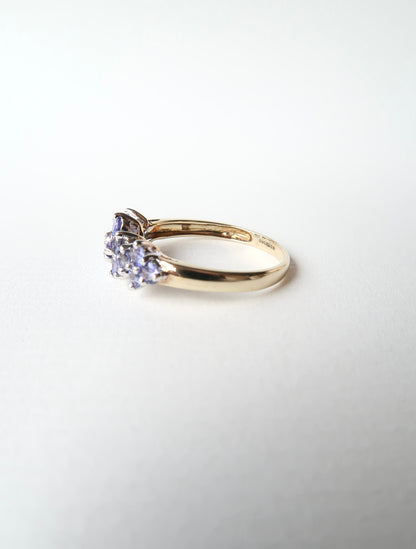AURORA | TANZANITE CLUSTER RING