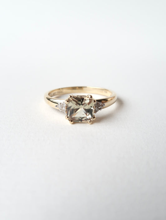 PERLA | CSARITE & DIAMOND RING