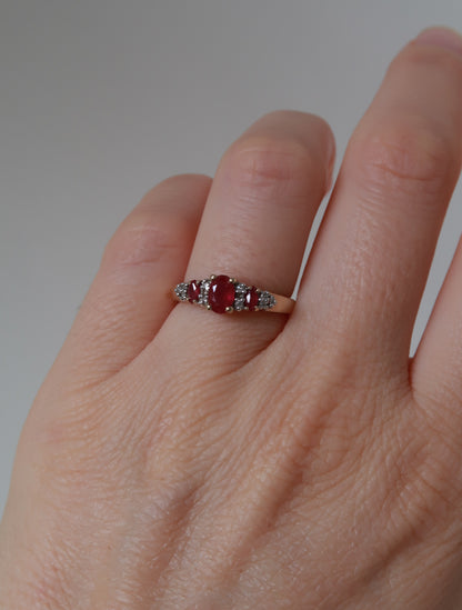 VICTORIA | RUBY & DIAMOND DRESS RING