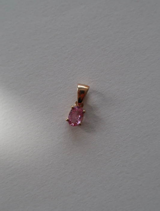 LILA | PINK SAPPHIRE PENDANT