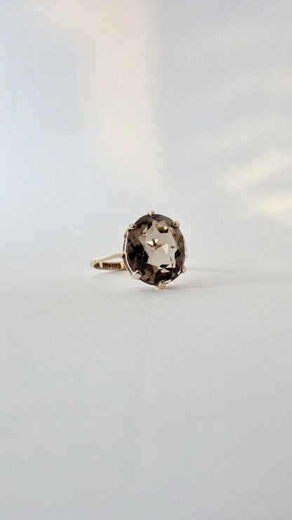 JULIA | SMOKY QUARTZ RING