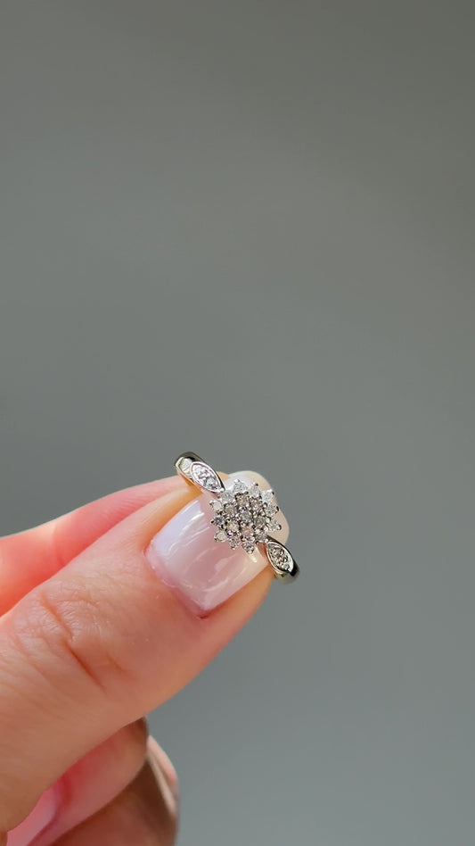 BREE | 9CT DIAMOND CLUSTER RING